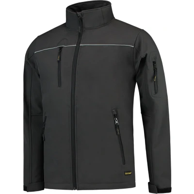 Afbeelding van Tricorp Softshell Jack Donkergrijs Maat M