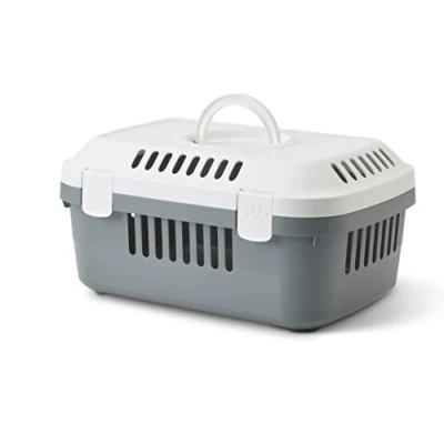 Afbeelding van Transport discovery compact koudgrijs 49X33X24CM reisbench kleine dieren