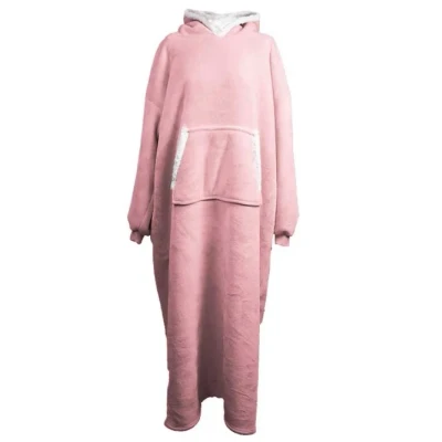 Afbeelding van Unique Living Hoodie Oversized old Pink 75x150cm