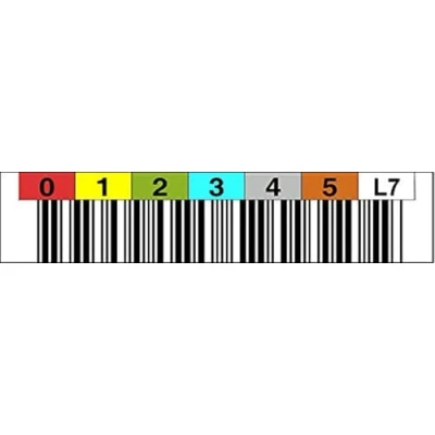 Afbeelding van LTO 7 Horizontaal label nummer 000100 000199