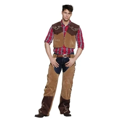 Afbeelding van Boland Kostuum Cowboy Bruce (54/56) Volwassenen Indiaan