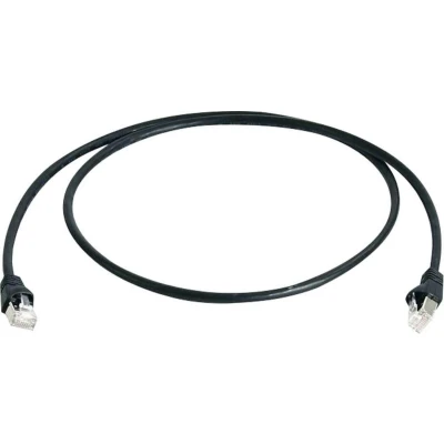 Afbeelding van Telegärtner L00006A0054 RJ45 Netwerkkabel, patchkabel CAT 6A S/FTP 20.00 m Zwart Vlambestendig, Halogeenvrij, UL gecertificeerd 1 stuk(s)