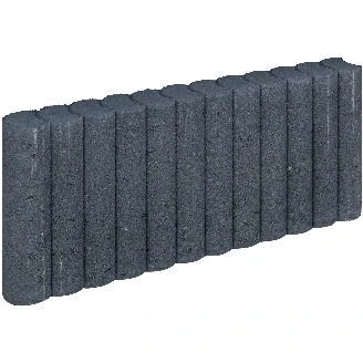 Afbeelding van Mini Palissadeband 6x25x50cm zwart