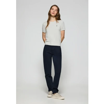 Afbeelding van Polo Club Tshirt basic, Dames, Maat: Small, Ecru