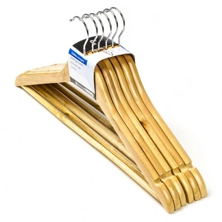 Afbeelding van Kledinghanger 6 stuks (Hout)