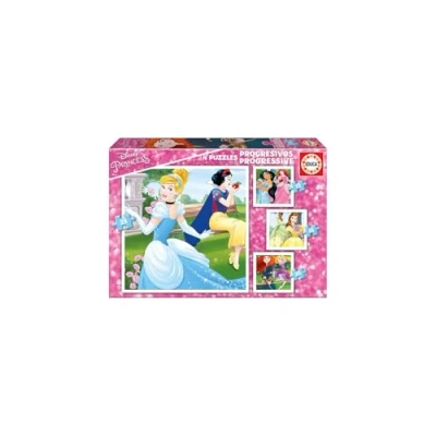 Afbeelding van Set van 4 Puzzels Princesses Disney Magical 16 x cm