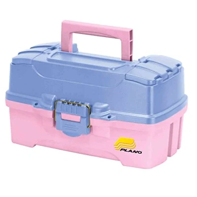 Afbeelding van Plano 2 Tray accessoirebox met bovenkant dubbele toegang, uniseks, 620292, periwinkle/roze