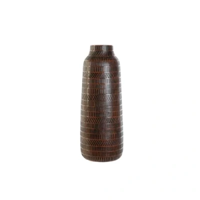 Afbeelding van Vaas Home ESPRIT Bruin Zwart Hars Koloniaal 20 x 48 cm