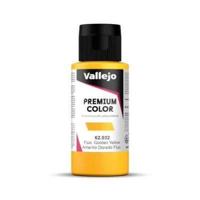 Afbeelding van Vallejo Premium RC kleuren acryl voor modelbouw/airbrush 60 ml 62032 goudgeel neon