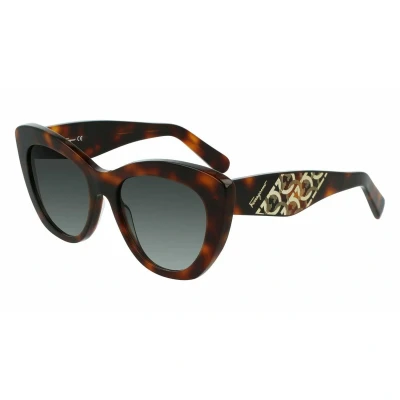 Afbeelding van Salvatore Ferragamo Dammes Brillen Zonnebrillen Bruin One Size