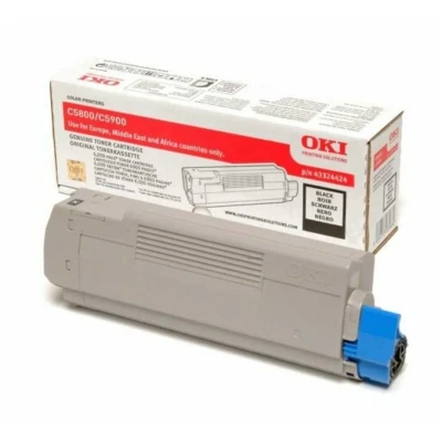 Afbeelding van OKI 43324424 Toner Zwart