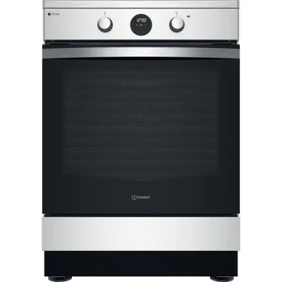 Afbeelding van Indesit Hotpoint Ariston Is67iq8ccx/fr Inductie Fornuis Inox/metaal Energieklasse A