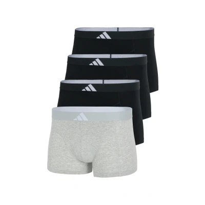 Afbeelding van adidas Sportswear Retro 4ER PACK Active FLEX Onderbroeken, Heren, Maat: Large, Schwarz grau