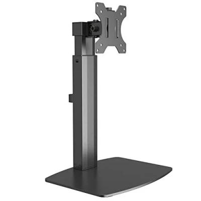Afbeelding van monitorhouder voor tafel, VESA tafelhouder 17 32 inch, monitorhouder, 1 monitorarm TS4011, beeldschermhouder, kantelbaar, zwenkbaar, monitorarm,