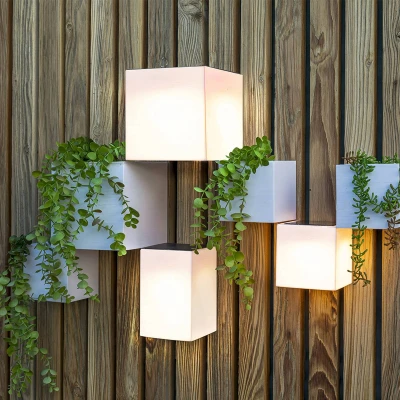 Afbeelding van Newgarden Wally LED wandlamp solar, 18x18 cm
