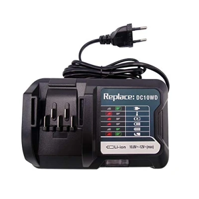 Afbeelding van Vervangende oplader voor Makita 10.8V 12V DC10WD DC10SB DC10WC compatibel met BL1015 BL1016 BL1021B BL1041B BL1020B BL1040B accu&#039;s