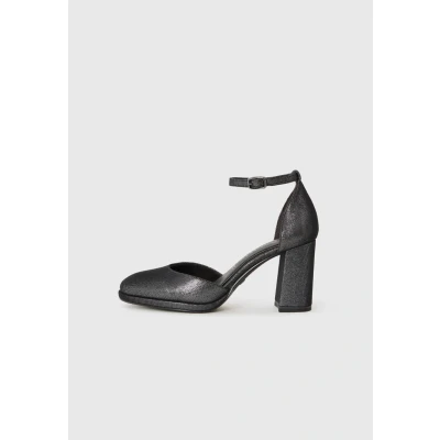 Afbeelding van Tamaris Hoge hakken, Dames, Maat: 38, Pewter glam Textiel