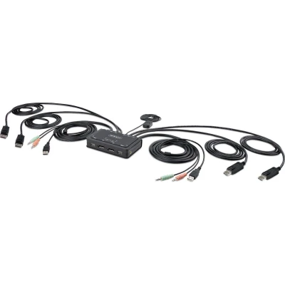 Afbeelding van KVM Schakelaar Startech C2 DD46 UA2 CBL 1,5 m