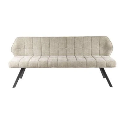 Afbeelding van Giga Meubel Eetkamerbank Beige 180x59x84cm Raster