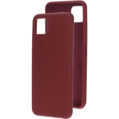 Afbeelding van Mobiparts Silicone Cover Samsung Galaxy A22 5G (2021) Plum Red