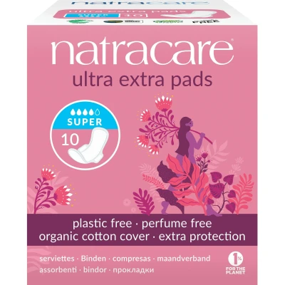 Afbeelding van Natracare Ultra Extra Pads Super Maandverband 10ST