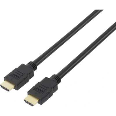 Afbeelding van SpeaKa Professional SP 7870704 HDMI kabel Aansluitkabel A stekker, stekker 5.00 m Zwart 4K UHD, Audio Return Channel (ARC), Vergulde