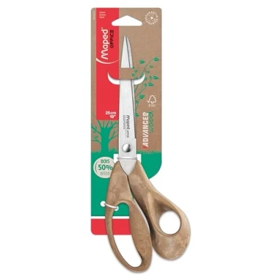 Afbeelding van Maped Office Advanced Wood schaar, 25 cm, asymmetrisch schaar