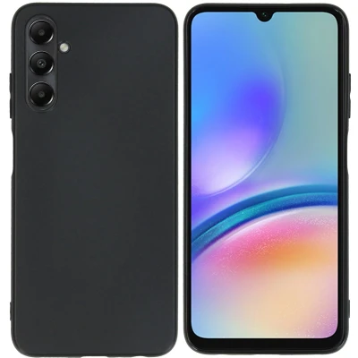 Afbeelding van iMoshion Hoesje Geschikt voor Samsung Galaxy A05s Siliconen Color Backcover Zwart