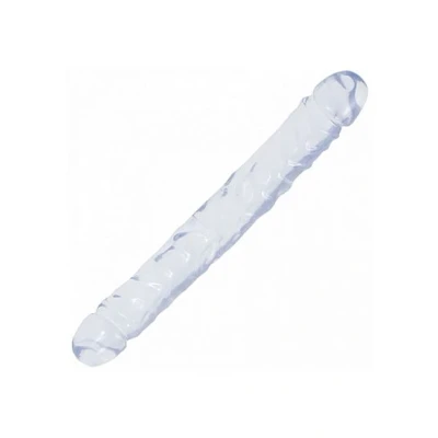 Afbeelding van Lichtblauwe Crystal Jellies dubbele dildo