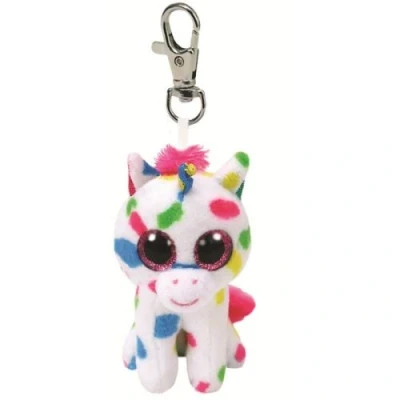 Image de Porte clés peluche Harmonie la Licorne Beaniee Boo&#039;s Ty 8,5 cm
