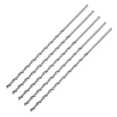 Afbeelding van ENT 50445 houtspiraalboor Ø 5 mm extra lang 200 HSS G met centreerpunt en voorsnijder D x NL 135 GL cilindrische schacht