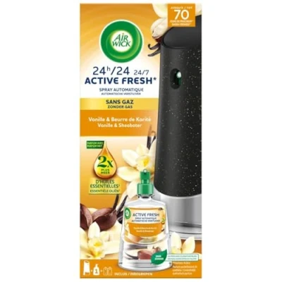 Afbeelding van Air Wick Active Fresh Automatische Luchtverfrisser Starterkit Vanille &amp; Kamperfoelie
