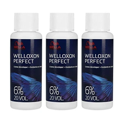 Afbeelding van Welloxon Perfect 6% H2O2 Wella Professionals waterstofperoxide, 60 ml, 2 stuks
