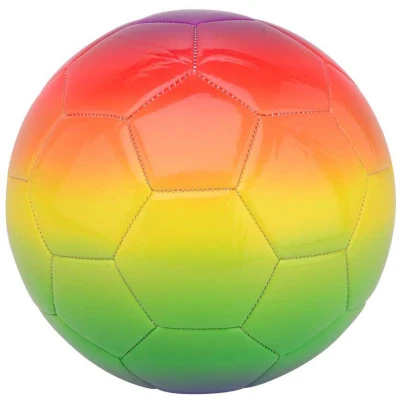 Afbeelding van Voetbal Regenboog kunstleder mt.5