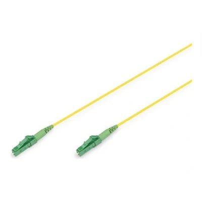 Image de DIGITUS Cordon de raccordement mode unique LC/APC (M) pour 10 m 2 mm fibre optique simplex 9 / 125 micromètres G.657.A2/OS2 démarré, sans halogène, intérieur jaune