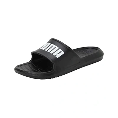 Afbeelding van Puma Divecat V2 LITE BADE Badslippers, Heren, Maat: 38, Schwarzweiss Kunststof