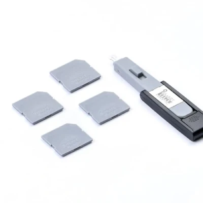 Afbeelding van Smart Keeper Essential SD Port Lock (4x) + Key Mini (1x) Grijs