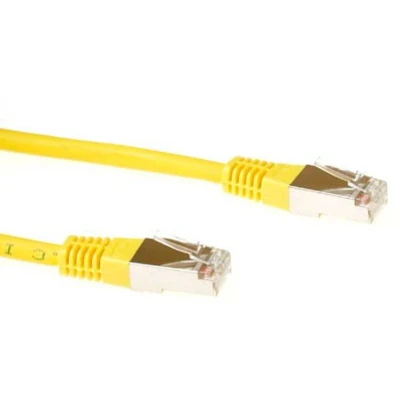 Afbeelding van ACT FB9815 LSZH SFTP CAT6 Patchkabel Geel 15 meter