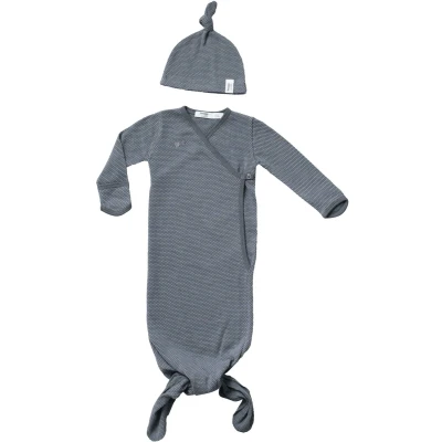 Afbeelding van Snoozebaby geboortecocon incl. muts Storm Grey