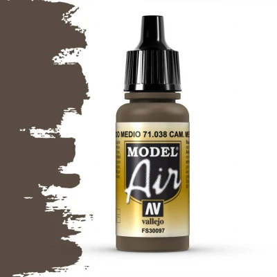 Afbeelding van Model Air Cam. Medium Brown 17ml 71038