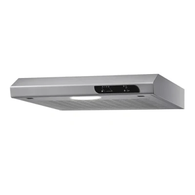 Afbeelding van Respekta® onderbouw afzuigkap 50 cm Aluminium look Luchtafvoer Recirculatie RVS DH540IXL