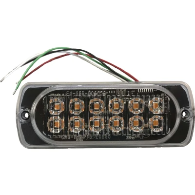 Afbeelding van NOODLICHT ALARMLAMP STROBE ORANJE 12 24V LEDS