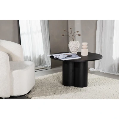 Afbeelding van Rova ronde salontafel ø80 cm zwart