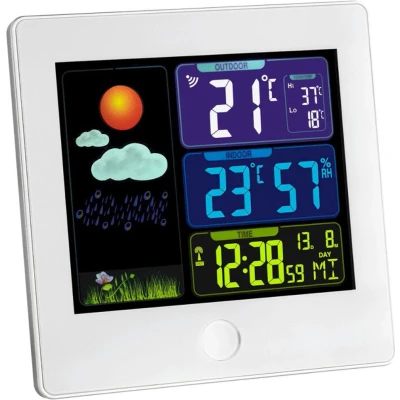 Afbeelding van TFA Weerstation Draadloos Met Kleurendisplay SUN Wit