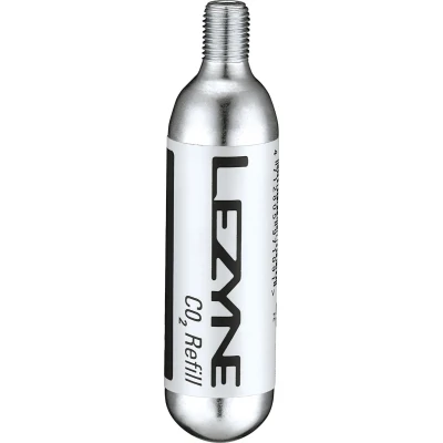 Afbeelding van Lezyne CO2 patronen 5 x 16 gram voor race /mountainbikebanden Geschikt alle inflators Met schroefdraad Stuks