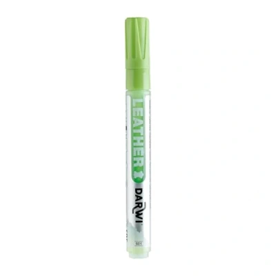 Afbeelding van DARWI Leerverf, marker, kant, 2 mm, 6 ml, anijsgroen