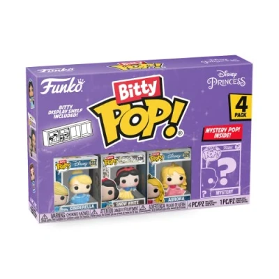 Image de Pack 4 figurines Funko Bitty Pop Disney Princess Cendrillon