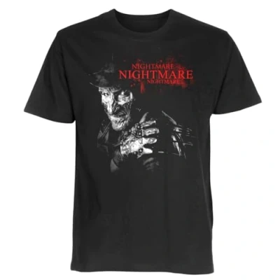 Afbeelding van Freddy Horror T shirt, zwart., XXL