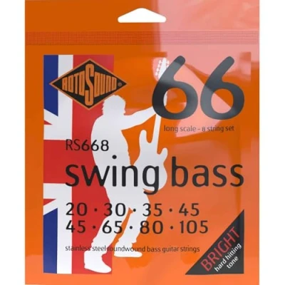 Image de Rotosound RS668 Swing Bass Jeu de 8 cordes basse 20 105