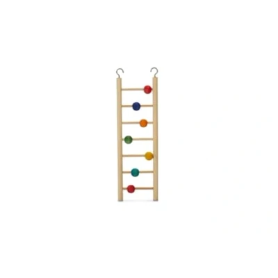 Afbeelding van BZ houten vogelladder beady 7 treden 30cm